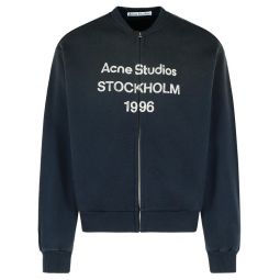 아크네 스튜디오 로고 프린트 집업 스웨트셔츠 CI0189