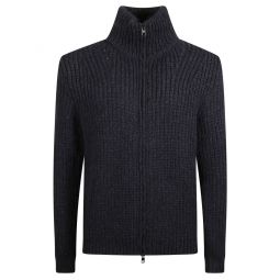 Moncler 로고 패치 집업 카디건 K20919B00052M7751