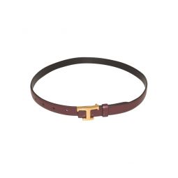Tods T 플라크 리버서블 벨트 XCWTSB30100RBR