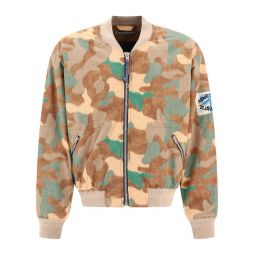 Acne Studios 카무플라주 프린트 집업 봄버 재킷 B90753