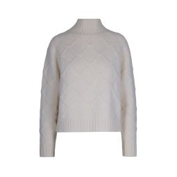 Elisabetta Franchi 로고 패치 하이넥 점퍼 MK55T57E2