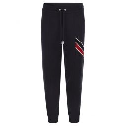 Moncler 트라이컬러 트림 스웨트팬츠 J20918H0000189A8F