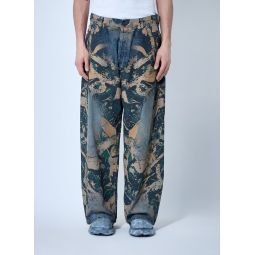 Acne Studios 와이드 레그 데님 진 DENIMMOSSYOAKC00074