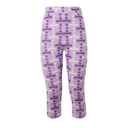 도도 바 또는 릴리 패턴 레깅스 DBO3021PURPLE