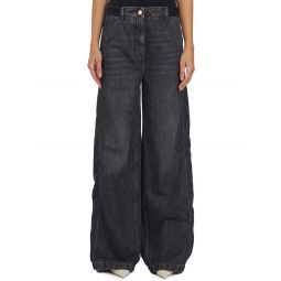 Elisabetta Franchi 와이드 레그 진 PJ31I46E2