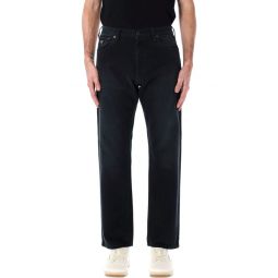 Prada 로고 패치 스트레이트 레그 진 GEP358148J