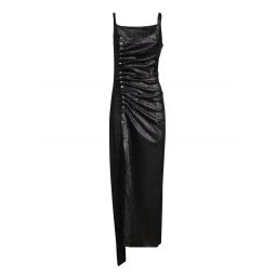 Paco Rabanne 버튼 드레이프 드레스 23FJRO522VI0261