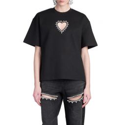 Area Embellished 크루넥 티셔츠 0000TS0026FA01