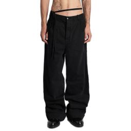 Ann Demeulemeester Michael 와이드 레그 팬츠 B0010308FA038