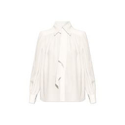 끌로에 레이스 칼라 롱슬리브 셔츠 CH25WHT75005