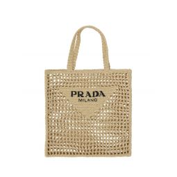 Prada 로고 프린트 우븐 토트백 1BG393VOOO2C2T