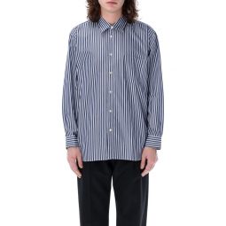 Comme des Garcons 셔츠 포켓 패치 스트라이프 셔츠 FZB218051C