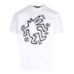 Junya Watanabe MAN X Keith Haring 그래픽 프린트 크루넥 티셔츠 WKT027S23