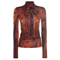 아크네 스튜디오 피티드 프린트 티셔츠 AL0495