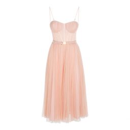 Elisabetta Franchi 뷔스티에 벨트 튤 드레스 AB88957E2