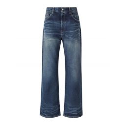 Acne Studios 로고 패치 스트레이트 레그 진 B00382