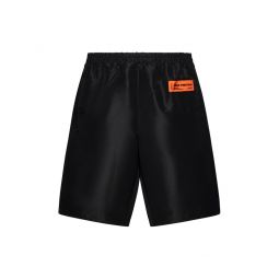 Heron Preston 로고 패치 무릎 길이 트랙 쇼츠 HMCB012S23FAB001
