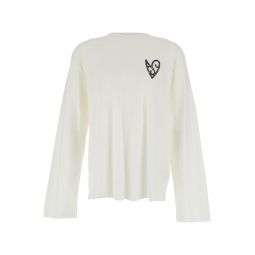 Acne Studios 하트 프린트 크루넥 티셔츠 CL0338