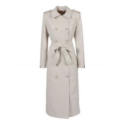 Elisabetta Franchi 엠보싱 트렌치코트 SP00358E2