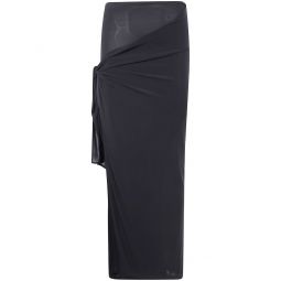팔로마 울 길마 랩 디테일 롱 스커트 UD7807999