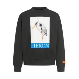 Heron Preston Bird 페인티드 크루넥 스웨트셔츠 HMBA020F23JER004