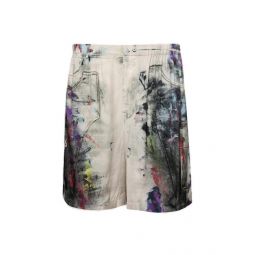 아크네 스튜디오 프린트 반바지 BE0211