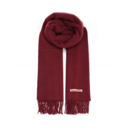 Acne Studios 로고 패치 프린지 스카프 CA0210