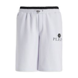 Philipp Plein 로고 장식 드로스트링 트랙 쇼츠 SACCMJT2061PTE003N