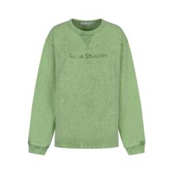 Acne Studios 로고 스터드 크루넥 스웨트셔츠 CI0190