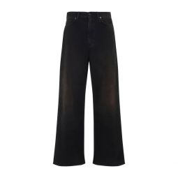 Acne Studios 로고 패치 와이드 레그 진 CK0132