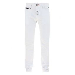 Philipp Plein 슈퍼 스트레이트 컷 프리미엄 헥사곤 진 FABCMDT3113PDE004N