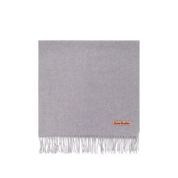 Acne Studios 로고 패치 프린지 스카프 FNUXSCAR000218CA0210