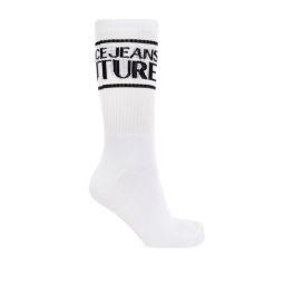 Versace Jeans Couture 로고 인타르시아 니트 양말 79YA0J04ZG079