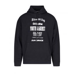 Raf Simons 슬로건 패치 후디 211M163B19003