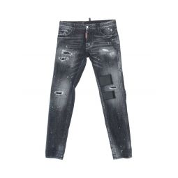 Dsquared2 로고 패치 디스트레스드 진 S74LB1222S30357