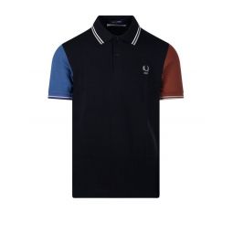 Comme des Garcons 셔츠 컬러 블록 로고 자수 폴로셔츠 FPT502051