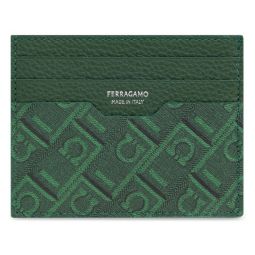 페라가모 로고 프린트 신용카드 홀더 661583MONOGRAM780323