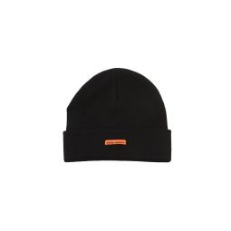 Heron Preston 로고 태그 골지 니트 비니 HMLC006F23KNI001