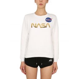 Alpha Industries Nasa 로고 스웨트셔츠 198037