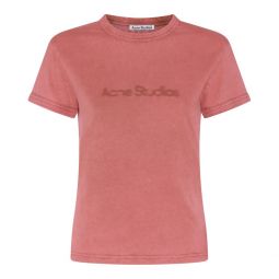 Acne Studios 블러드 로고 핏 핏 티셔츠 AL0353