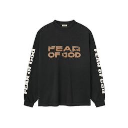 Fear of God 로고 프린트 크루넥 스웨트셔츠 FG25FW1010402HWJ