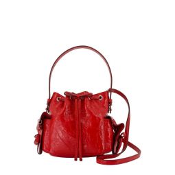 아크네 스튜디오 멀티포켓 드로스트링 미니 버킷 백 A10467ACK