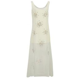 파코 라반 장식 쉬폰 드레스 25ECRO110PO0329