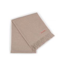 Acne Studios 로고 디테일 프린지 엣지 스카프 CA0209