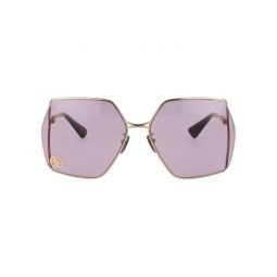 Gucci Eyewear 오버사이즈 스퀘어 프레임 선글라스 GG0817S