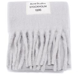 Acne Studios 로고 패치 프린지 스카프 CA0343