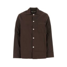 Tekla Classic 버튼업 란제리 셔츠 POPLINPYJAMASSHIRT