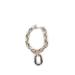Paco Rabanne Paco 펜던트 체인 목걸이 25ABB0015MET783