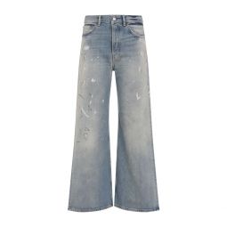 Acne Studios 와이드 레그 디스트레스 진 A00512