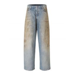 아크네 스튜디오 미드라이즈 와이드 레그 진 A00487